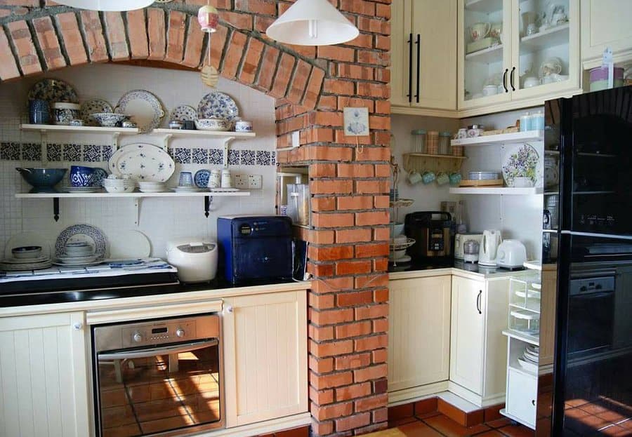 Rustic kitchen with vintage decor