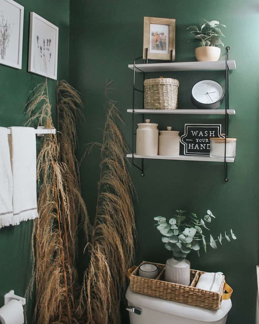 minimalist metal shelf
