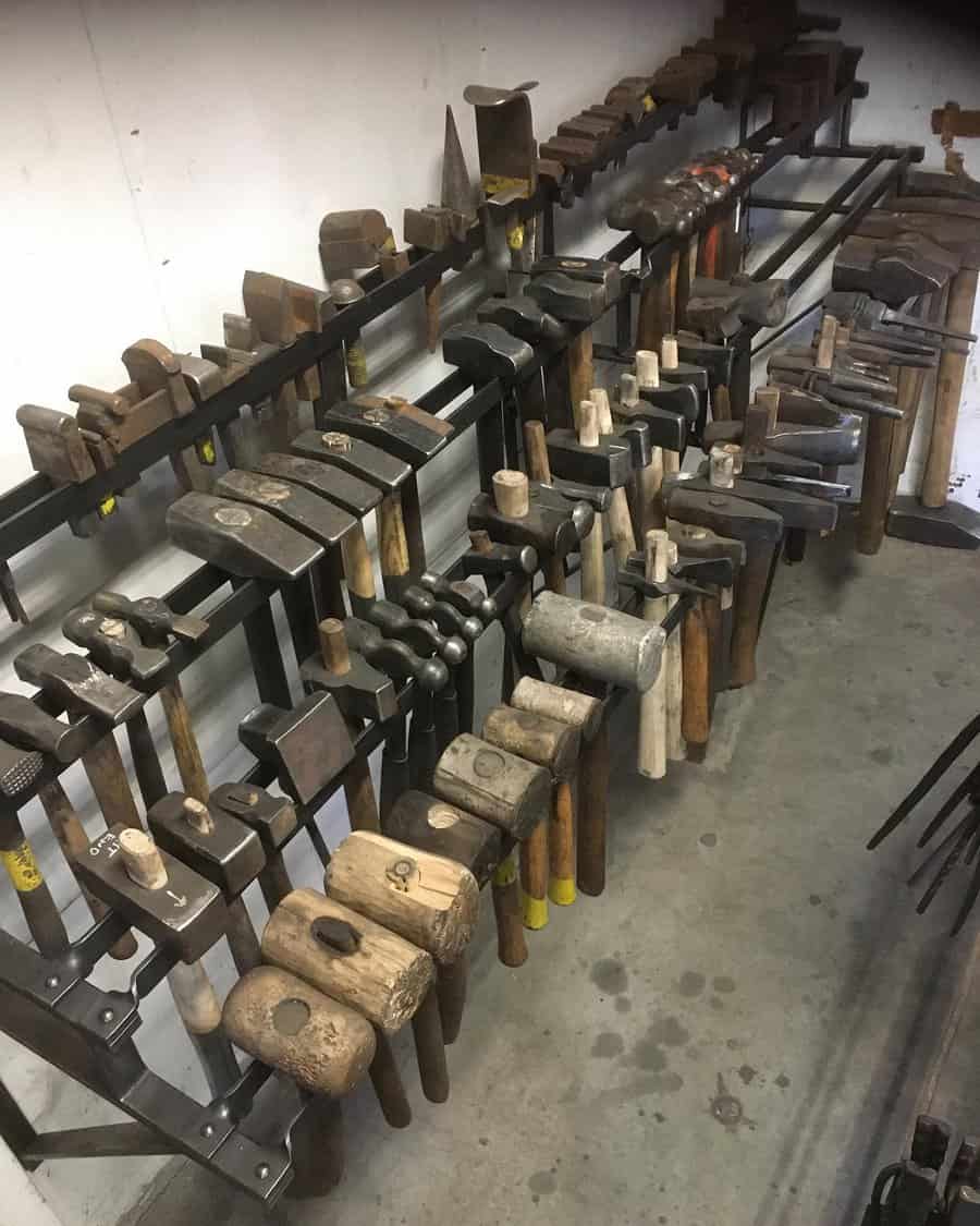 Repurposed hammer holder