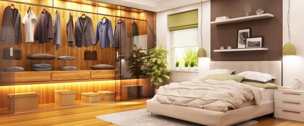 Open closet