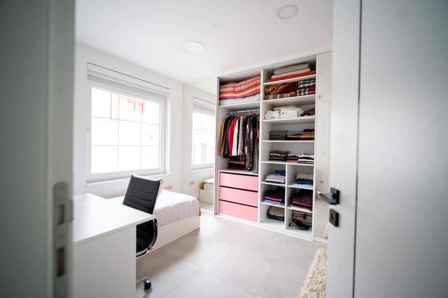 Open closet