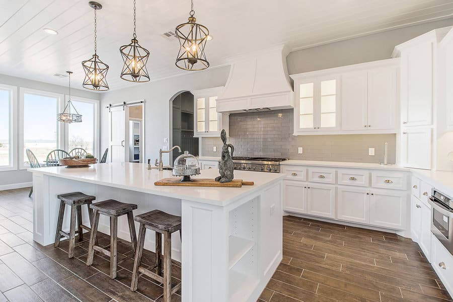 White kitchen cabinet