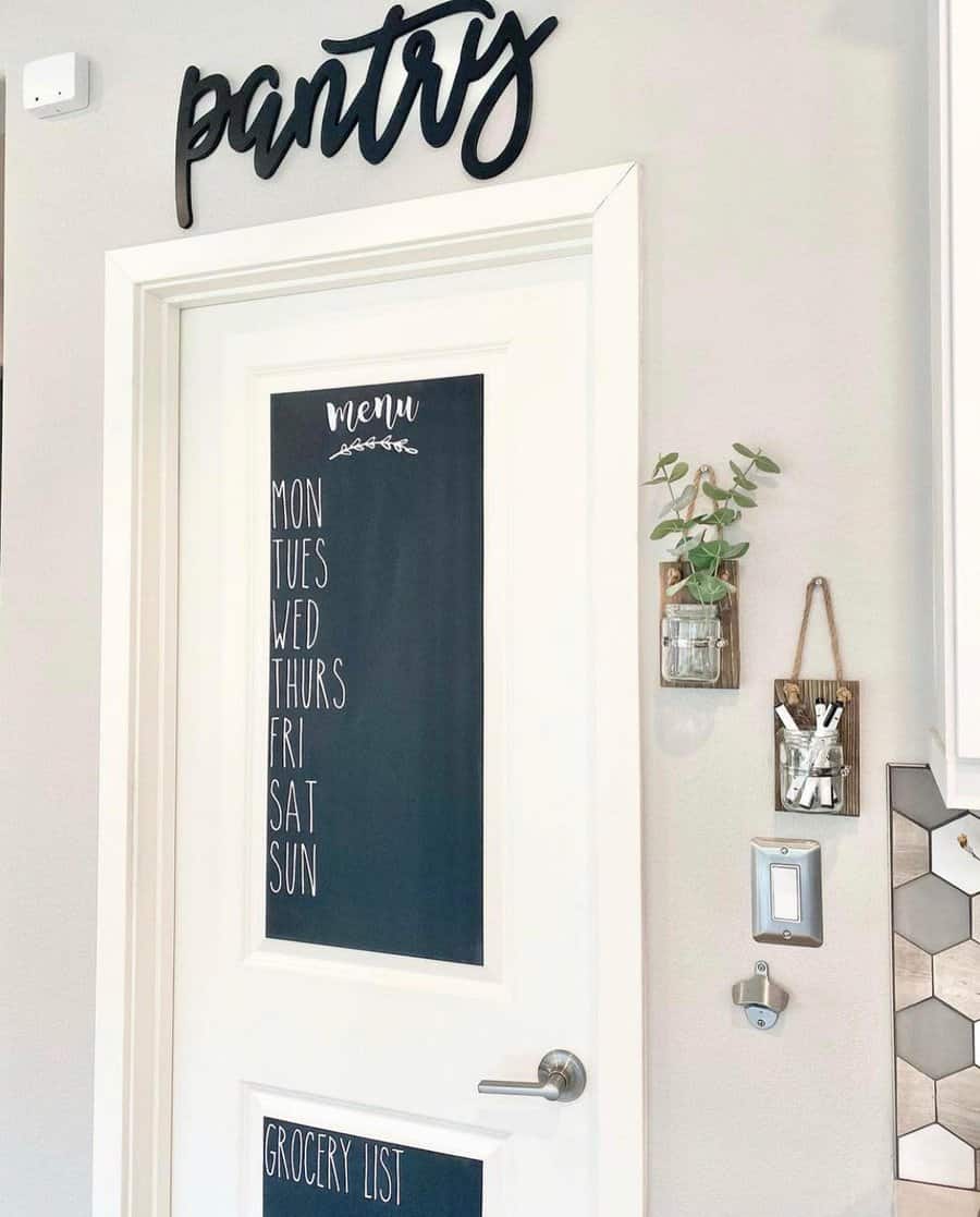 White Pantry Door Ideas designedwithgraceandjoy