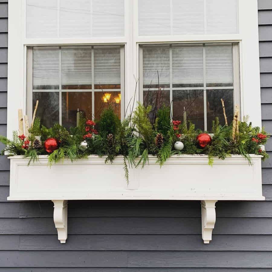 White window box