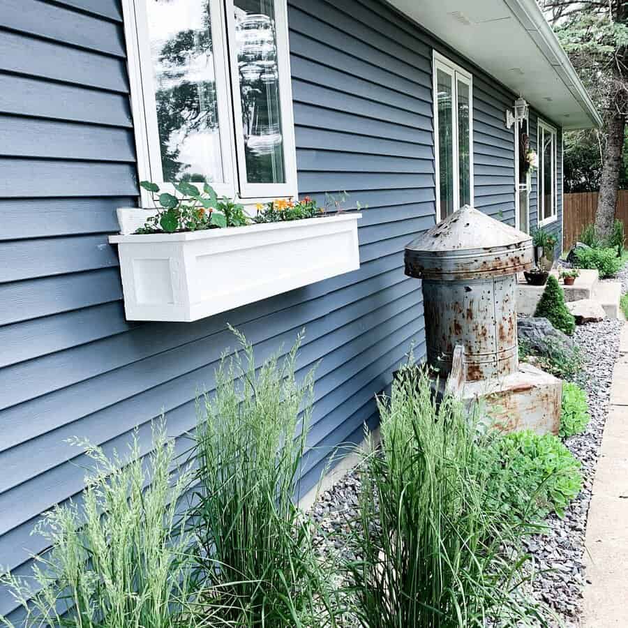 White window box