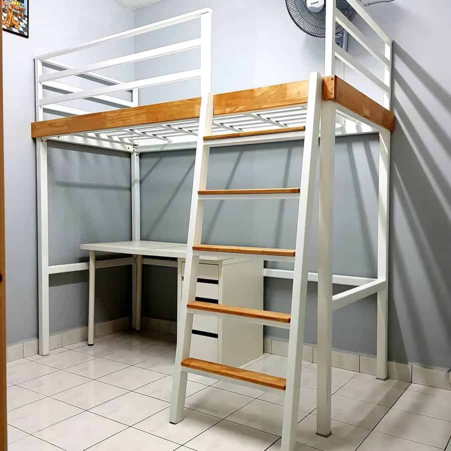 Small loft bed