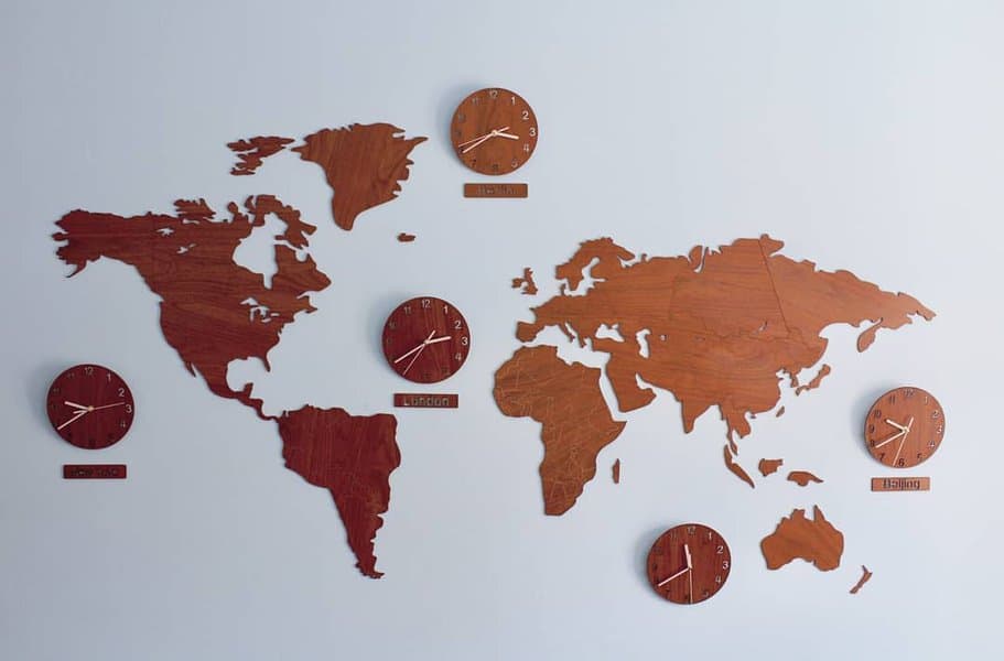 Wooden Puzzle World Map