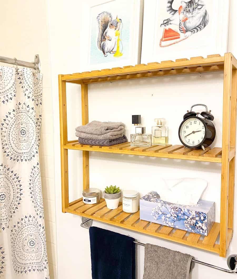 DIY wood shelf