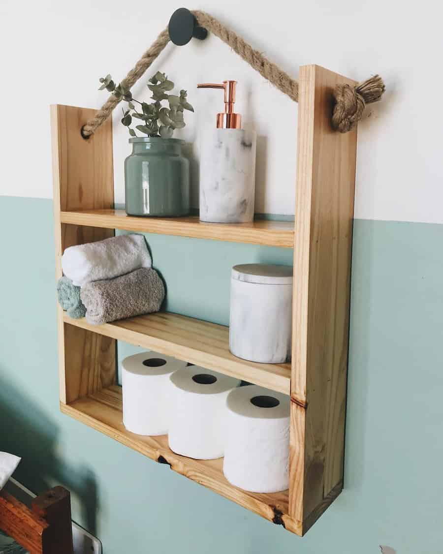 DIY wood shelf