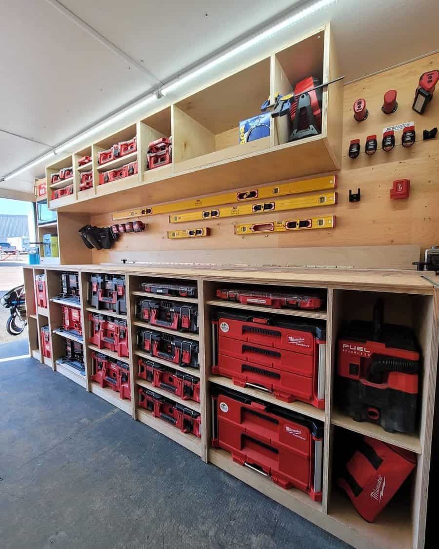 Wood Garage Shelf Ideas greenlee construction