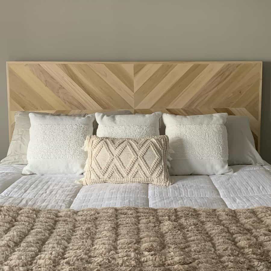 Wooden headboard