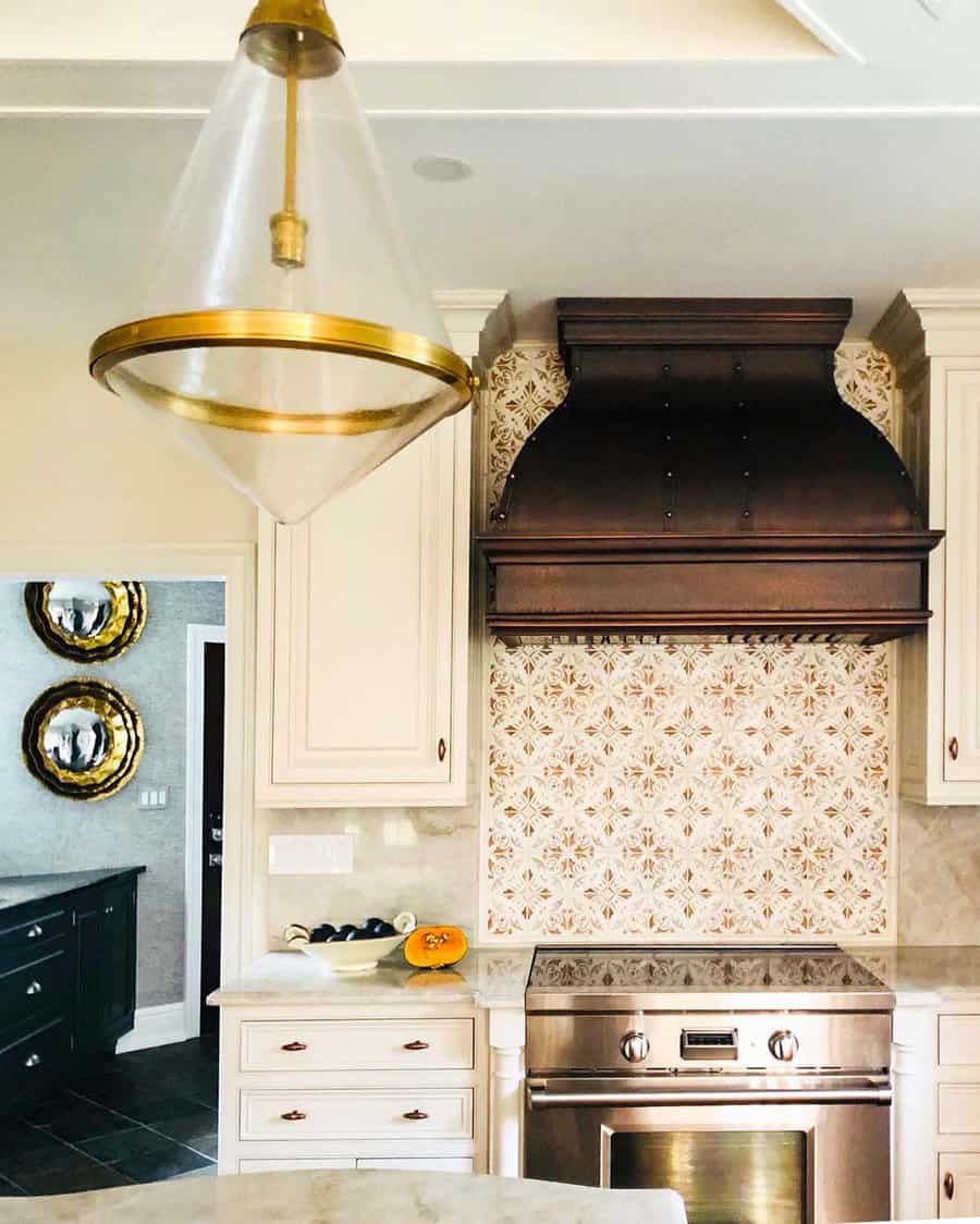 Wood range hood