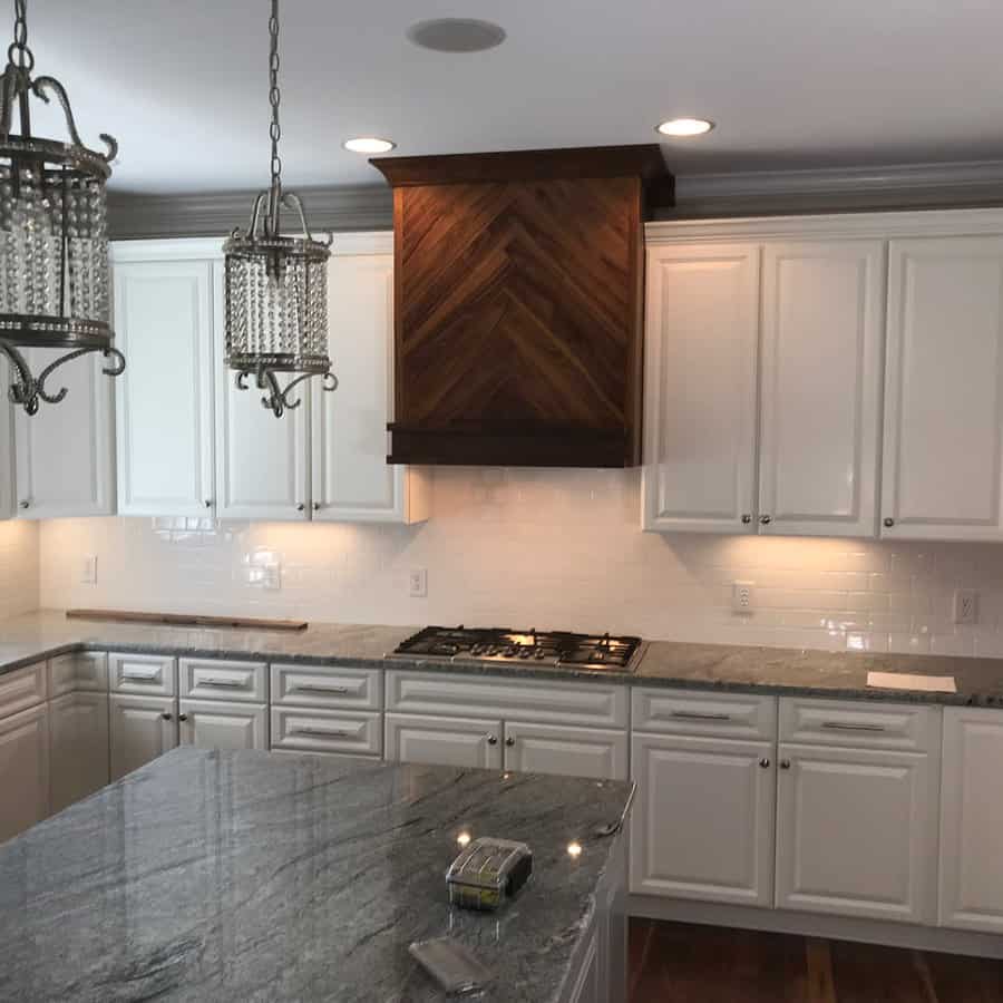 Wood range hood