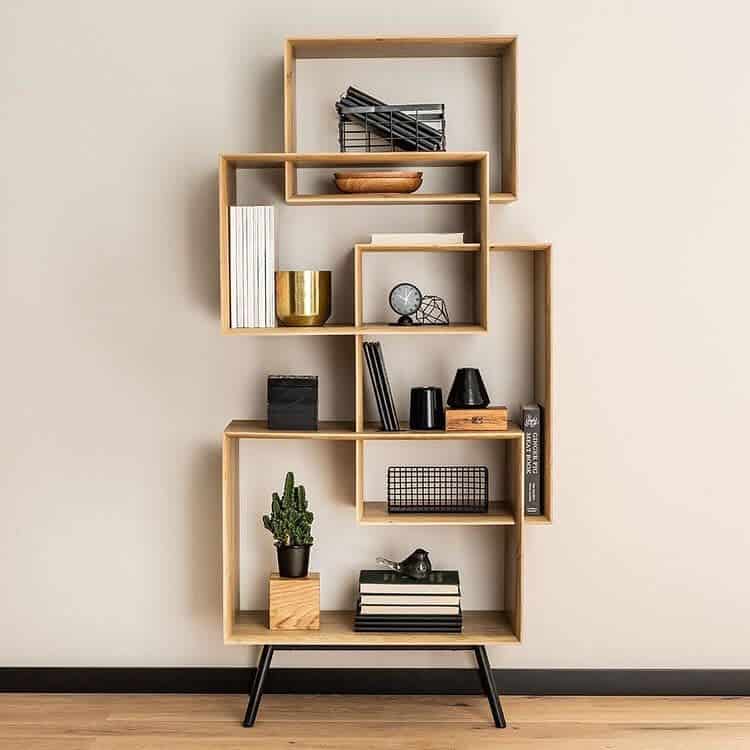 Backless bookshelf