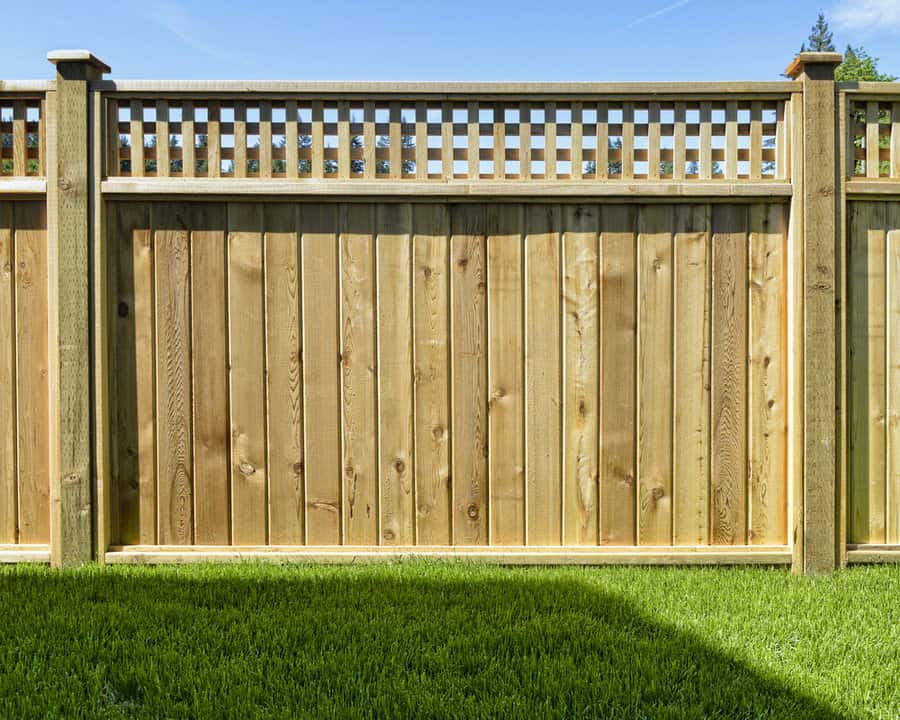 Wood fences