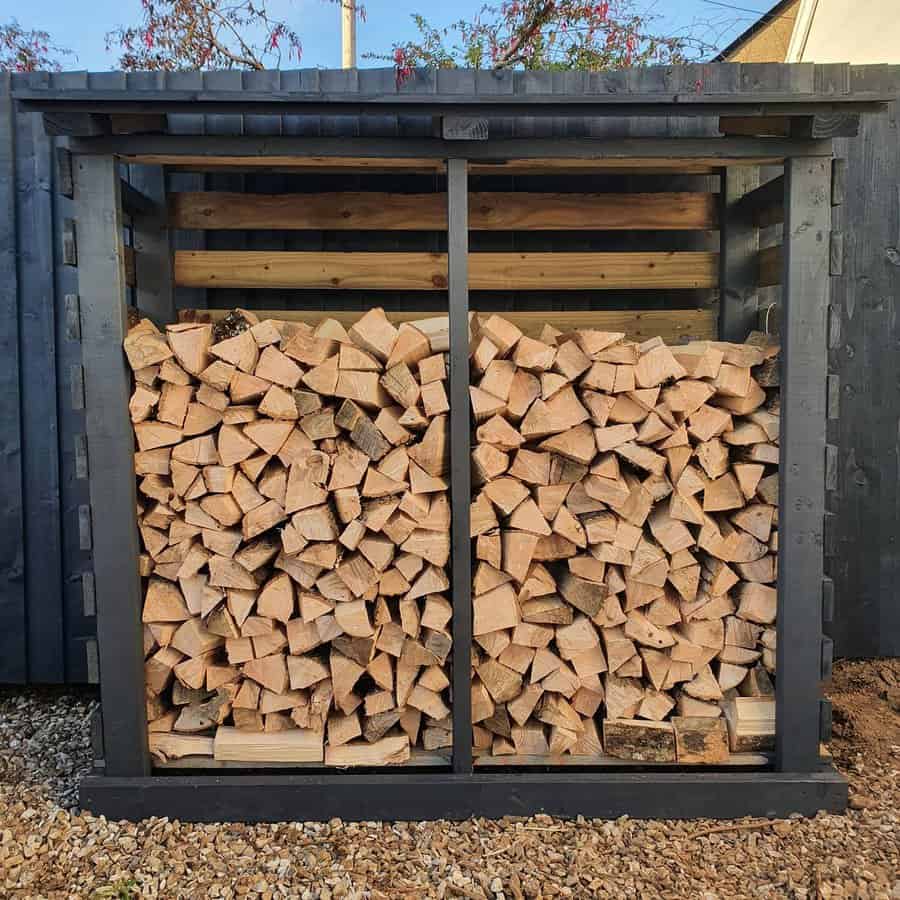 Wood shed storage