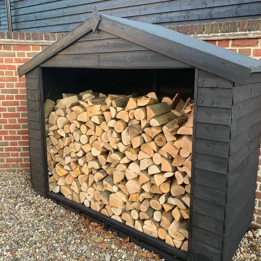 Wood shed storage