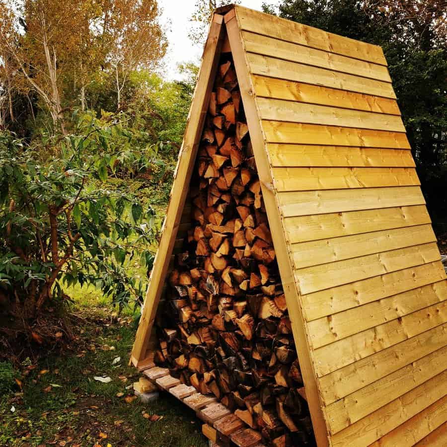 Wood Shed Firewood Storage Ideas jan lauridsen