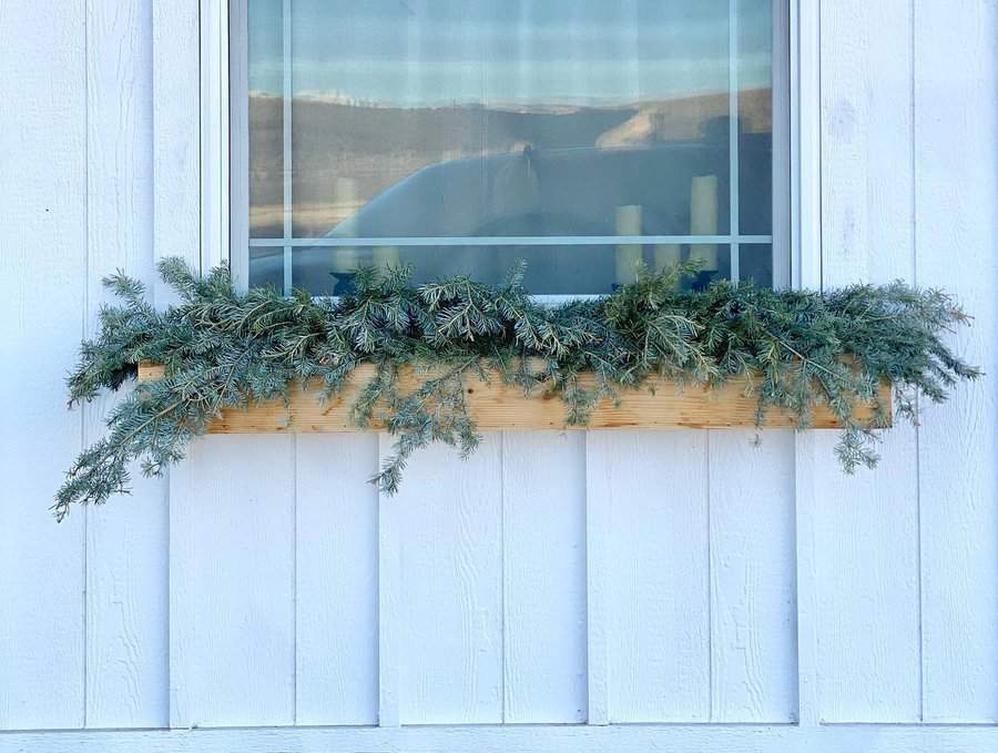 Wooden window box