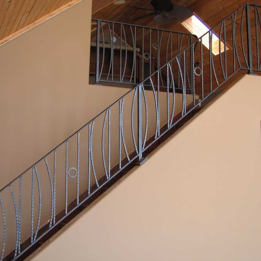 Wrought iron railings