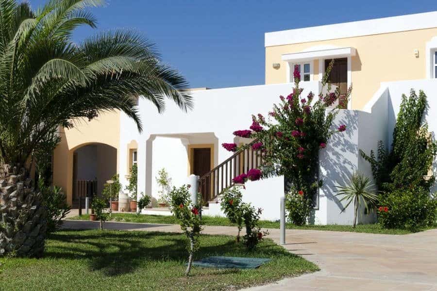 White mediterranean house