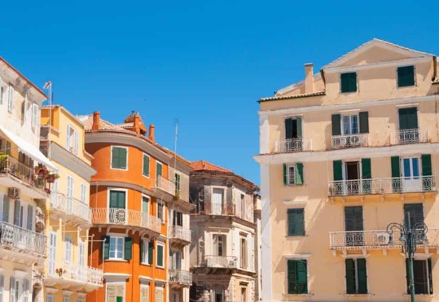 Tuscan-Style Mediterranean Residential Buildings