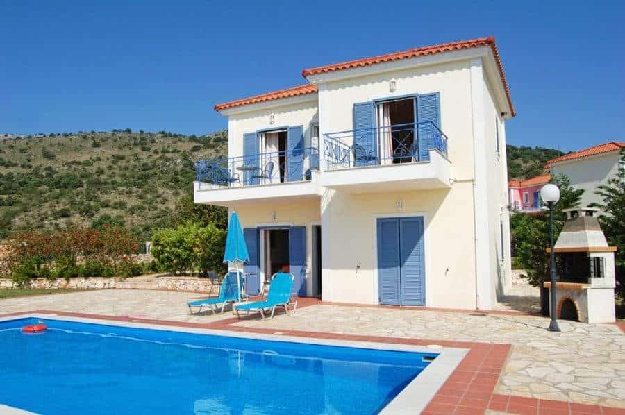 Mediterranean house with a pool