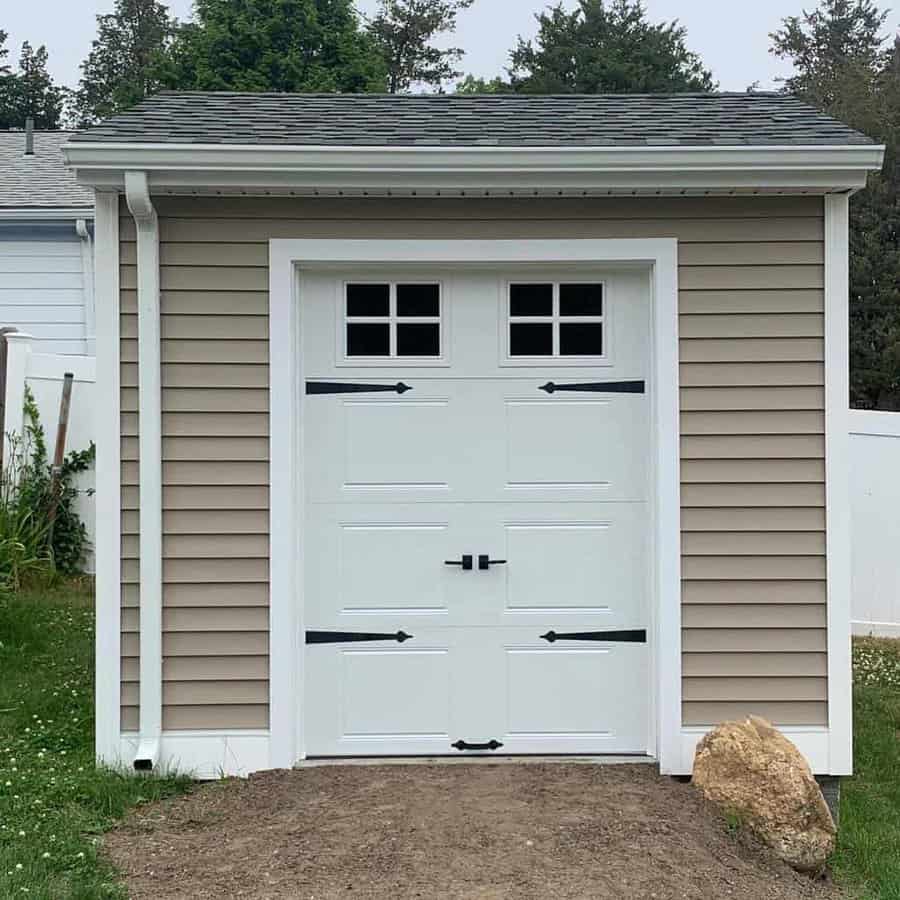 shed door with window