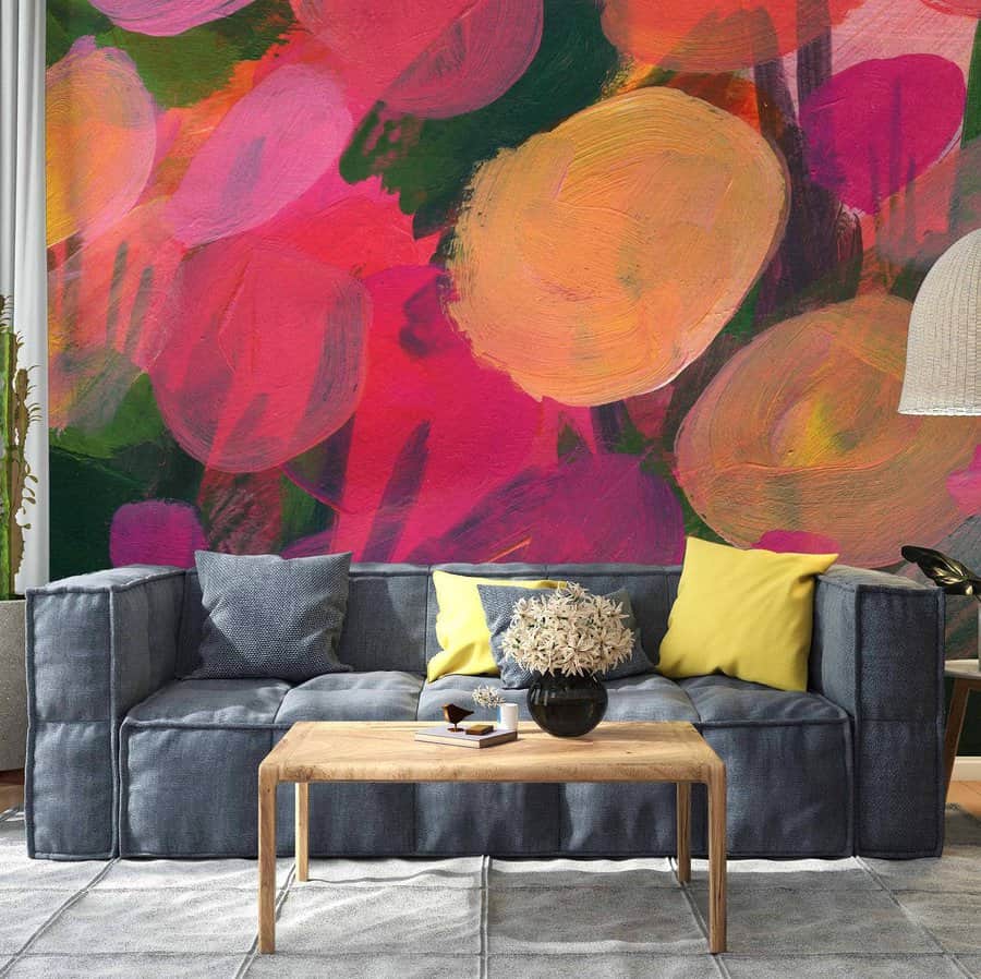 abstract mural