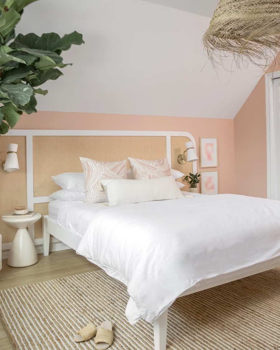 Timeless white bedding bedroom