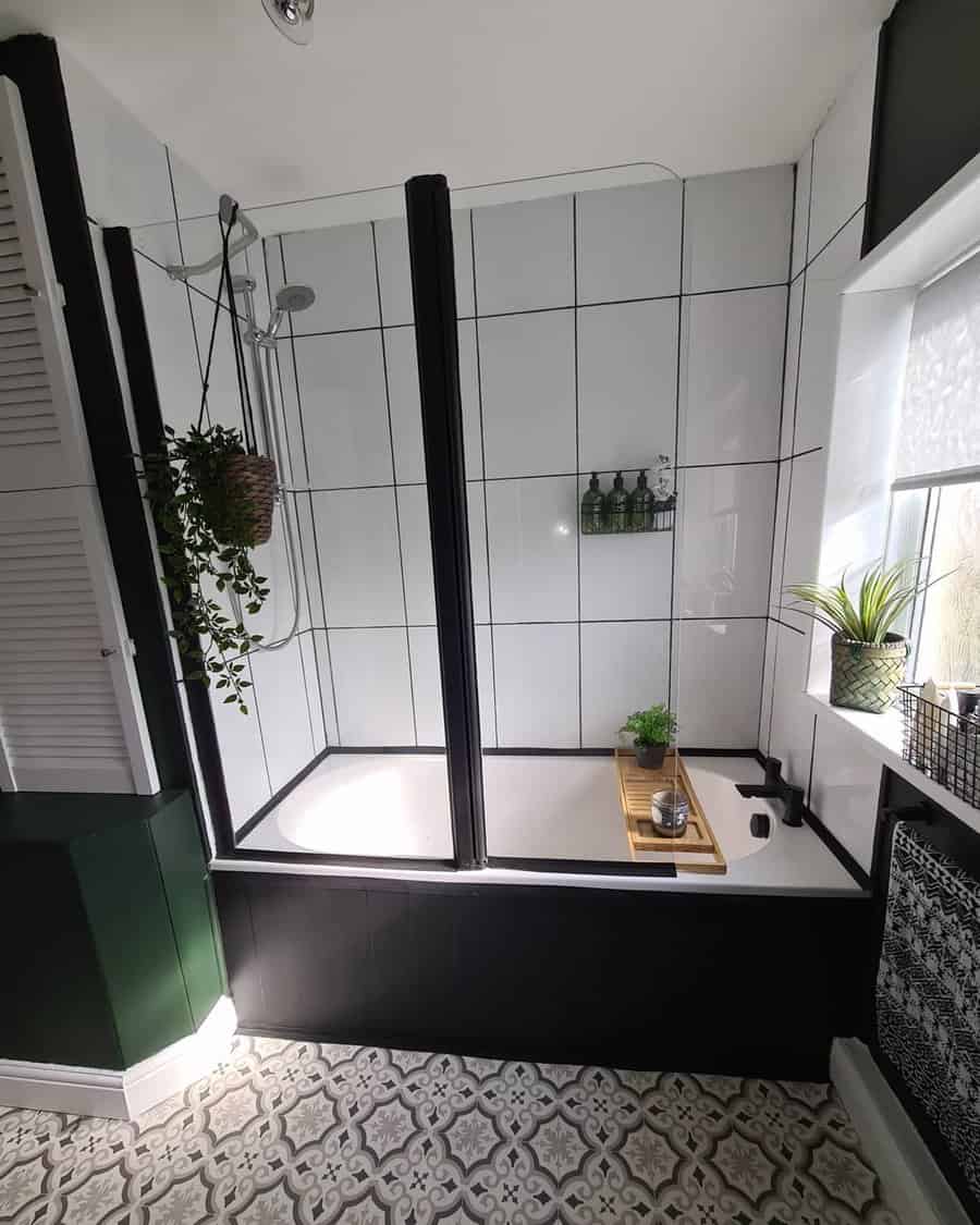 small bathroom with a window