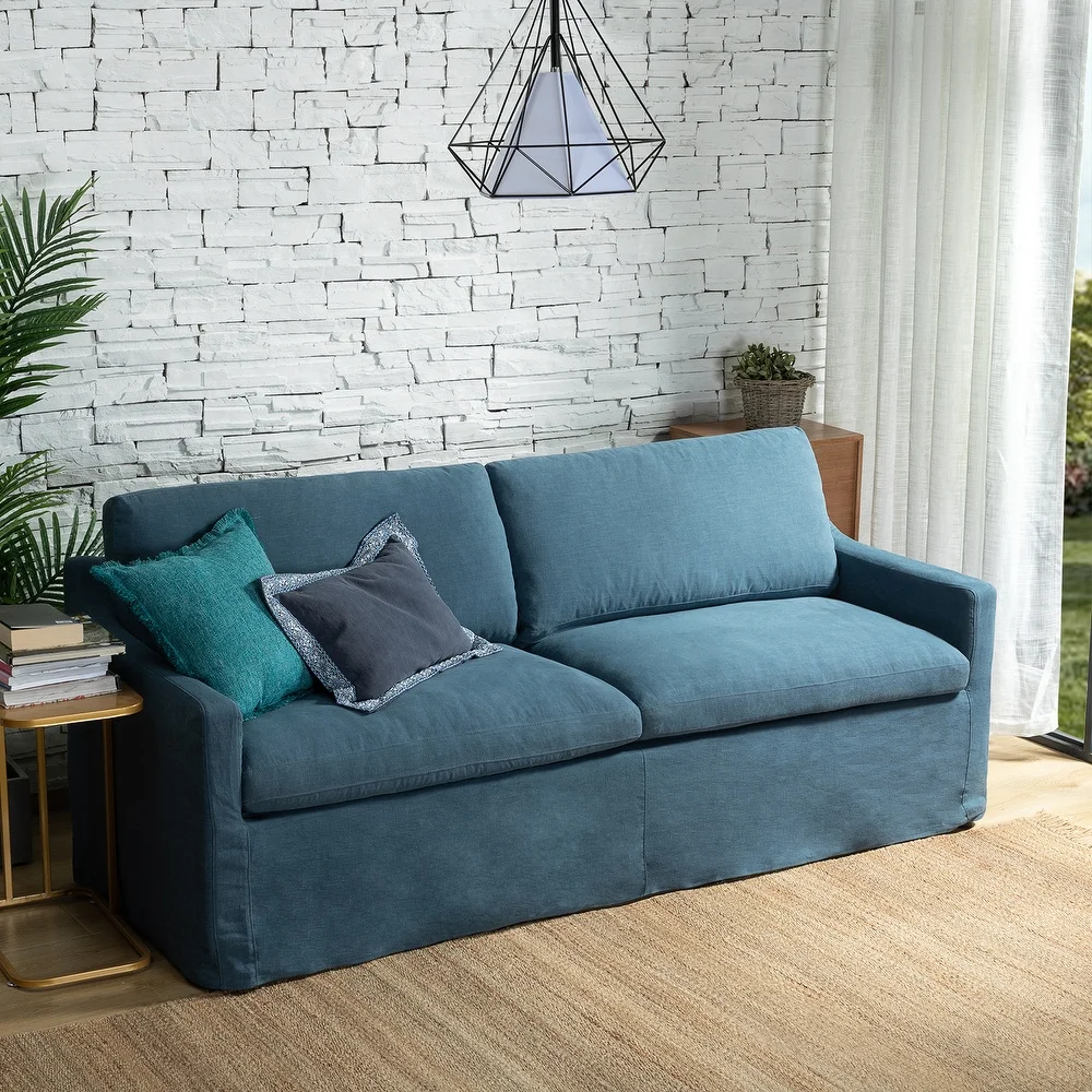 Canterbury 83 Upholstered sofa with Slipcovers