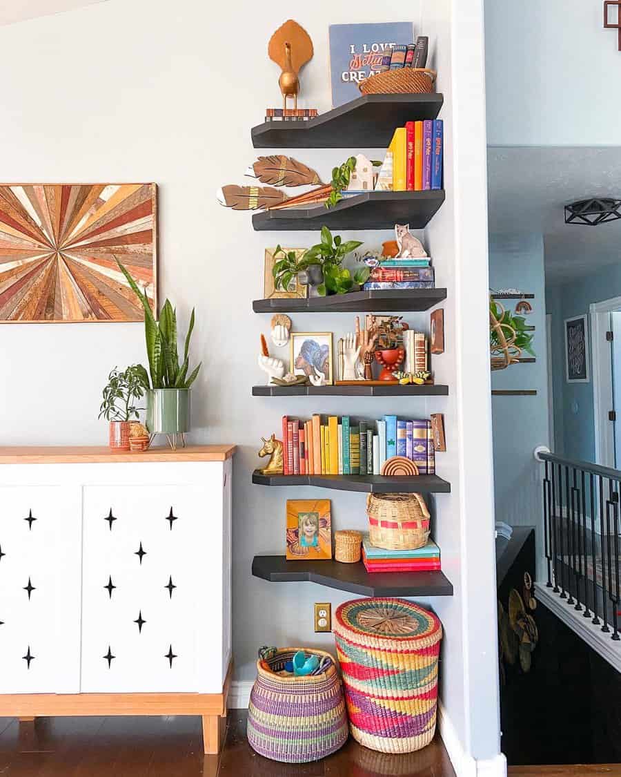 Corner Shelving Ideas thehousethatdiybuilt