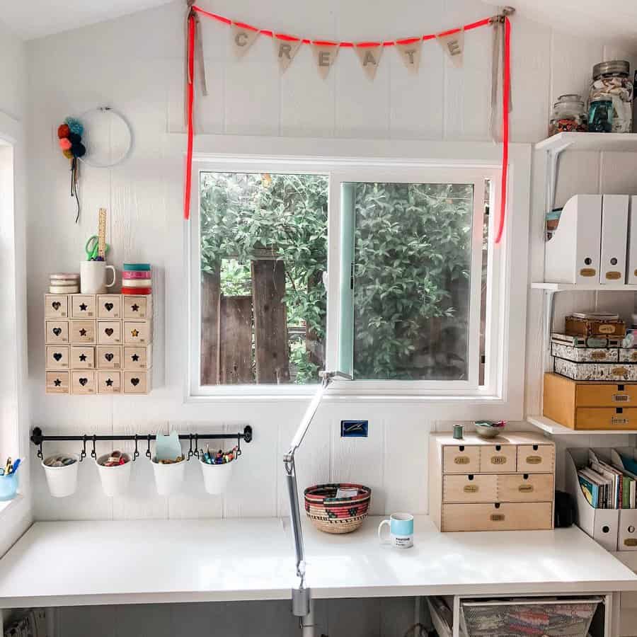 craft room she shed
