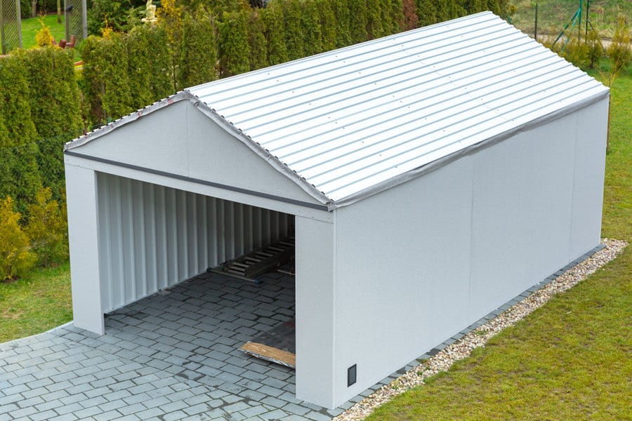 Enclosed carport