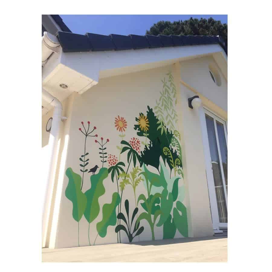 Tropical mural