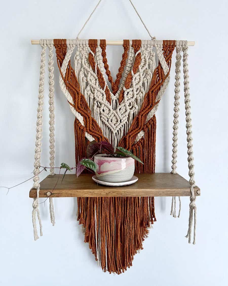 Hanging Shelving Ideas bleubellmacrame