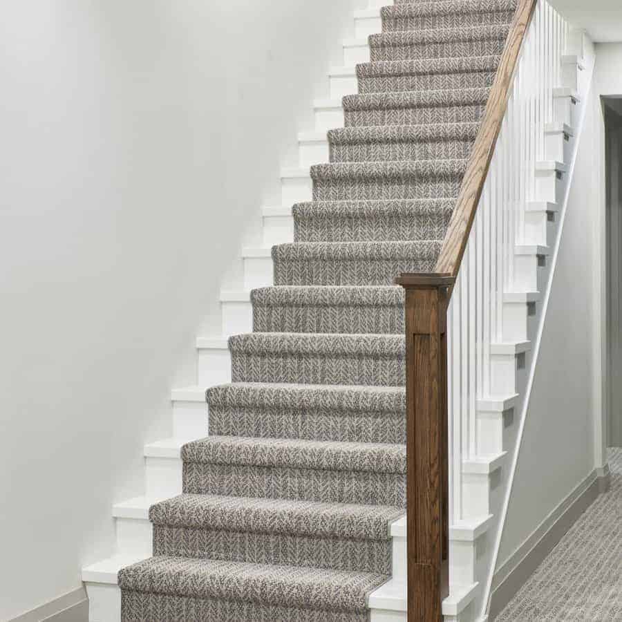 Basement Stairs With Runner