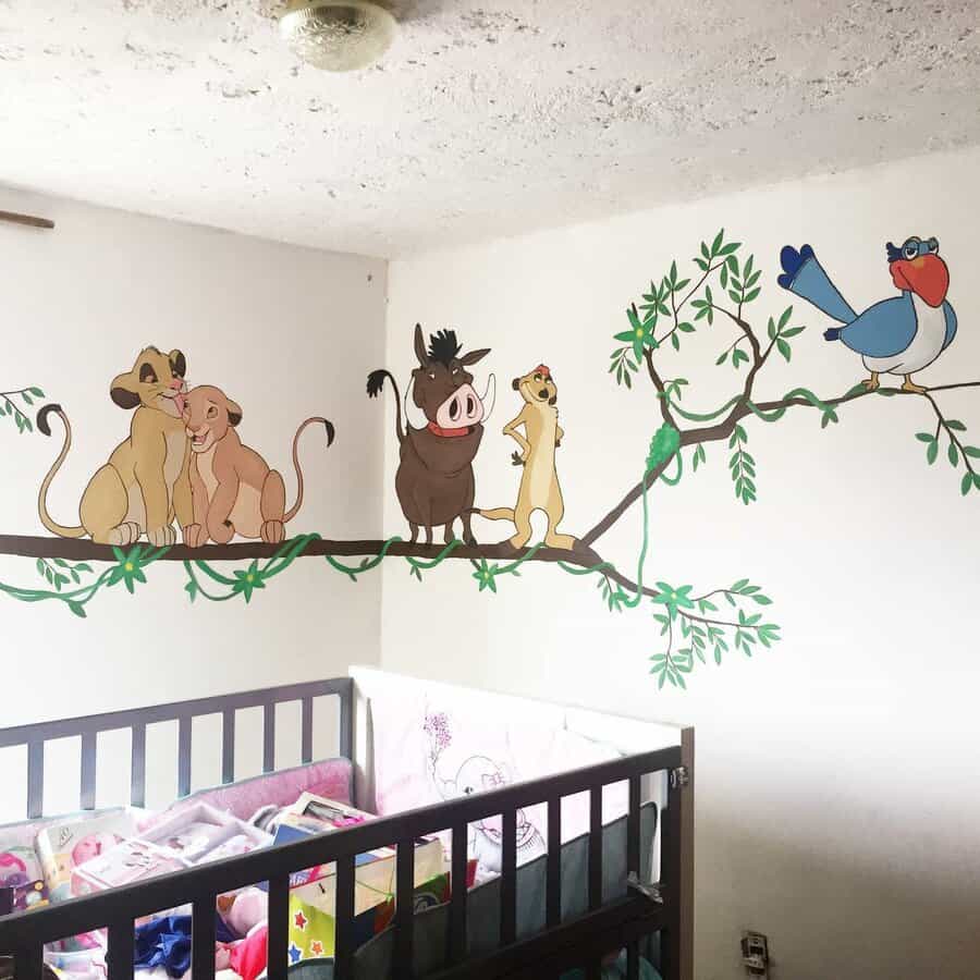 Cartoon  themed mural