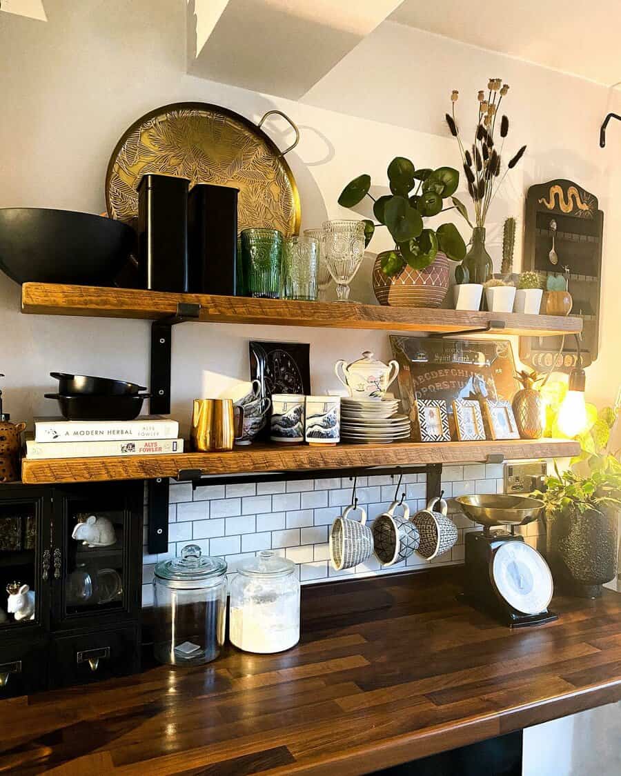 Kitchen Shelving Ideas driftwoodandfern