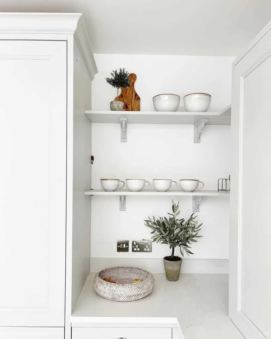 Open shelving