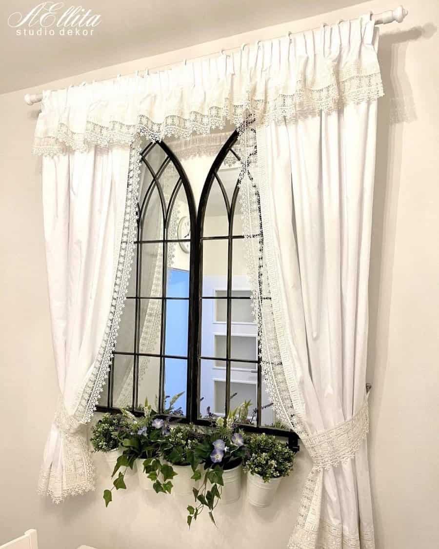 Lace Kitchen Valance Ideas aellita praha