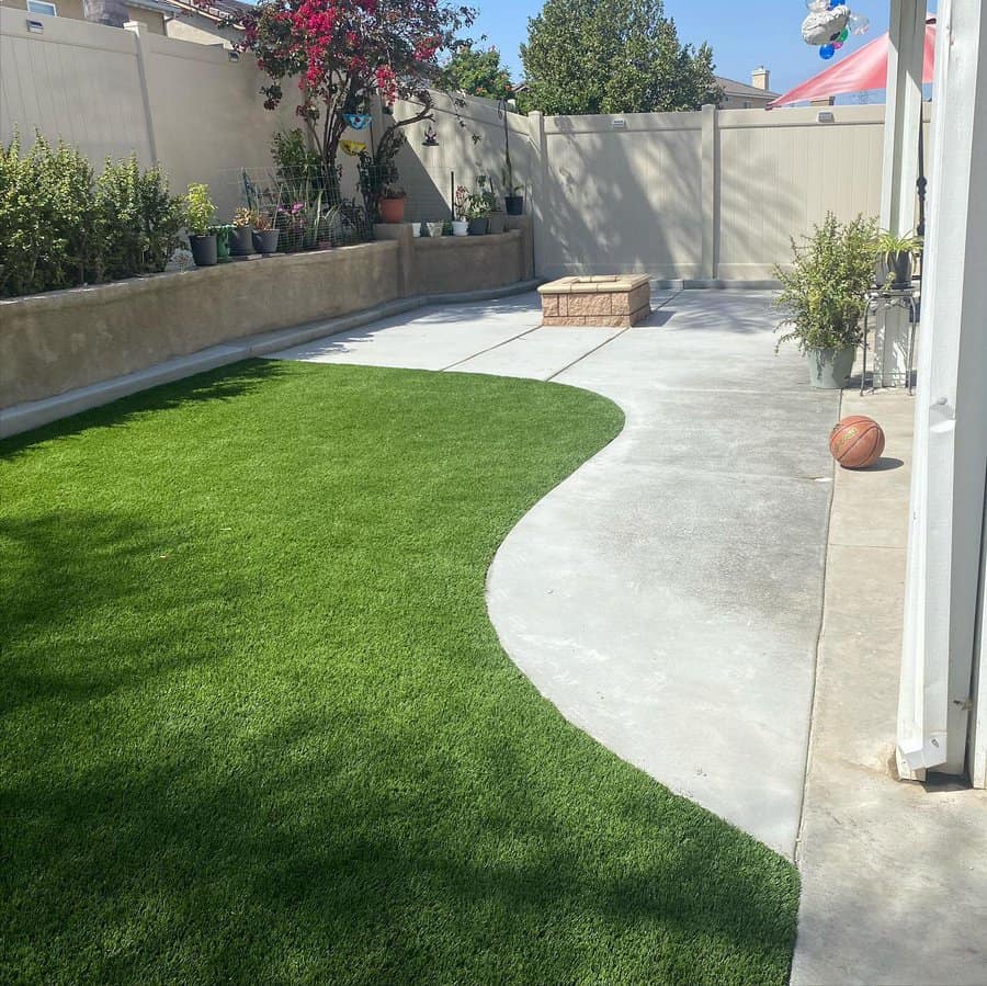 Backyard with  landscape ideas