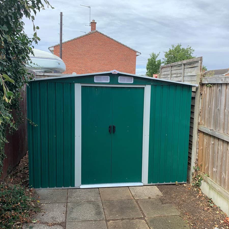 Garden metal shed 