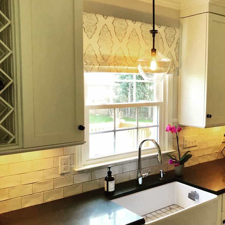 Mock Roman Shade Kitchen Valance Ideas sjldesigns