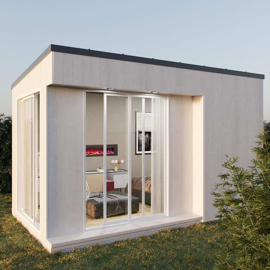 All-white Garden Shed 