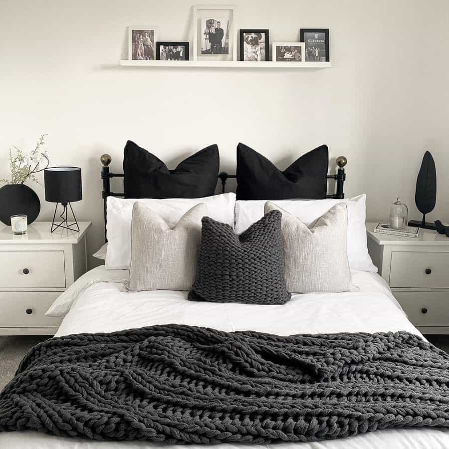 Monochromatic bedroom