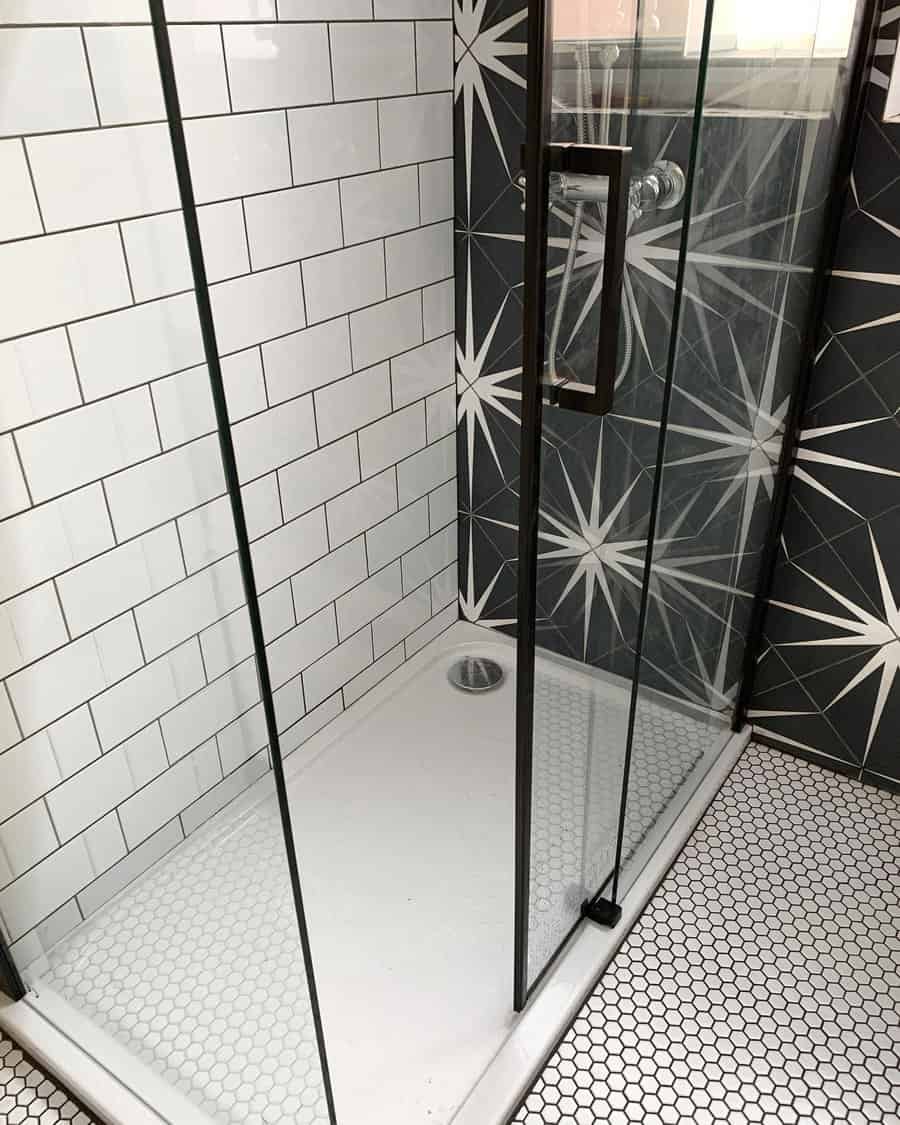 Mosaic Small Bathroom Flooring Ideas withlovebytlc