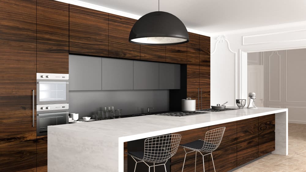 Large kitchen island lighting