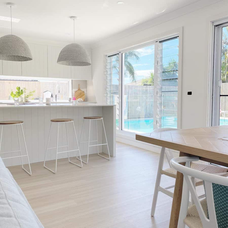 Large kitchen island lighting